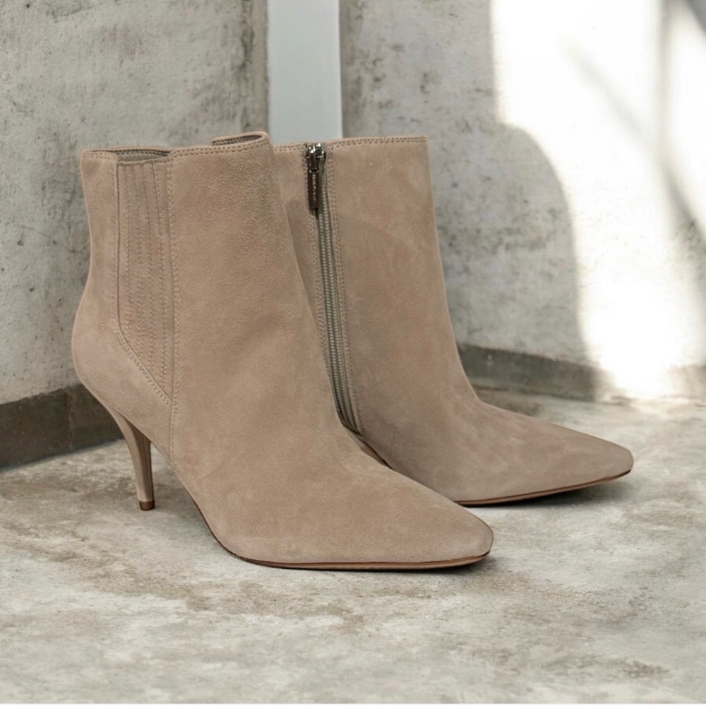 Vince Camuto Ambino Light Tan/Cream/Taupe Ankle Booties